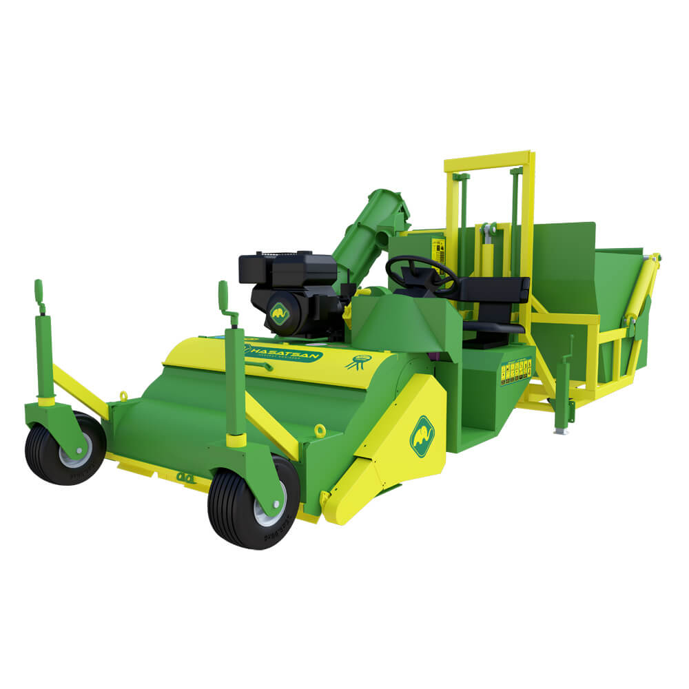 H130 Pro Harvesters With Mechanical Sweeper - Hydraulic Trailer